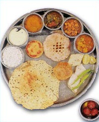 Traditional Gujarati Thali