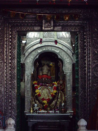 Brahma image at Pushkar