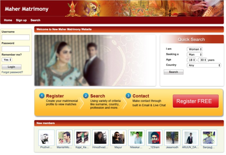 Maher Matrimonial Online