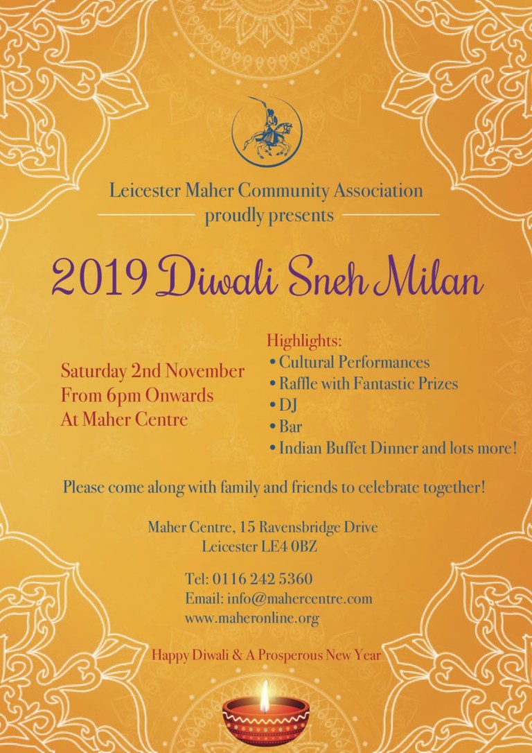 Diwali Sneh Milan Leicester – 2019