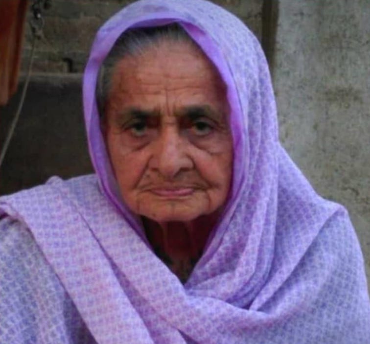 Rupiben Gigabhai Odedra passed away