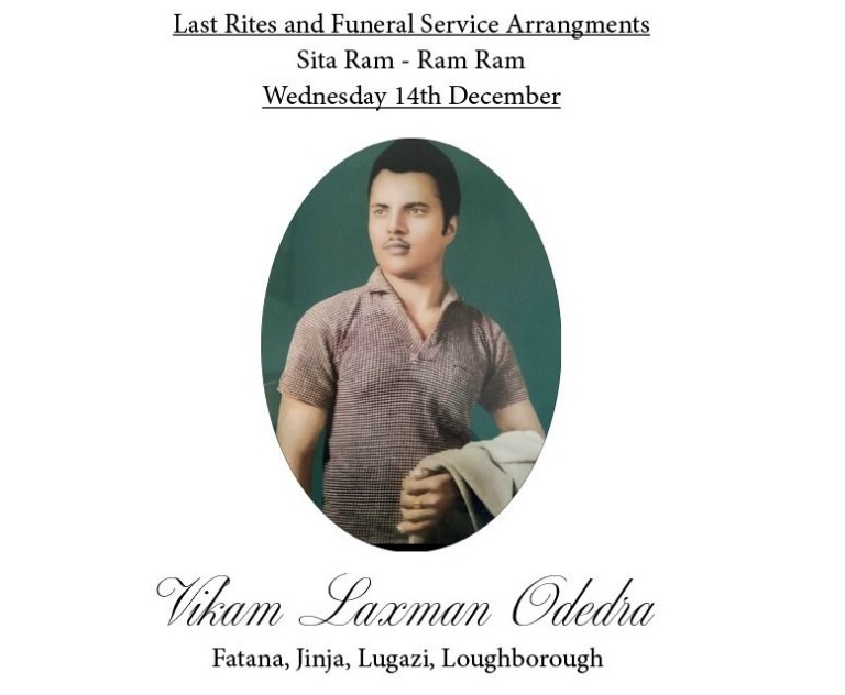 Vikam Laxman Odedra passed away