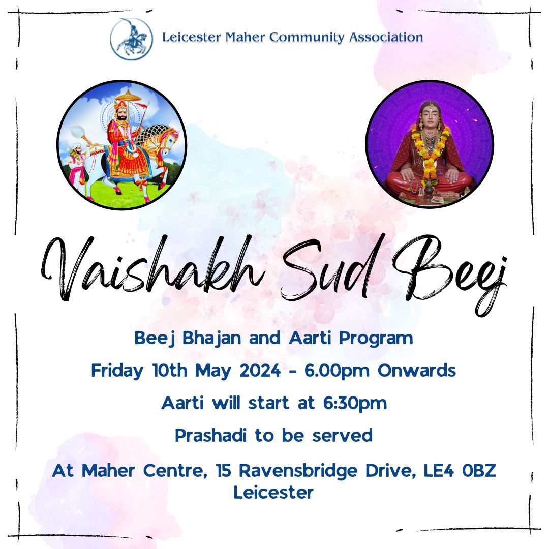 Vaishakh Sud Beej bhajan at Maher Centre 2024