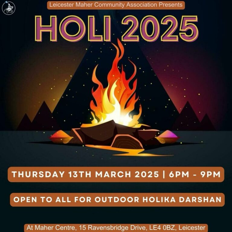 Holi 2025 at Maher Centre Leicester