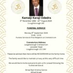 Kamalji Karaji Odedra passed away