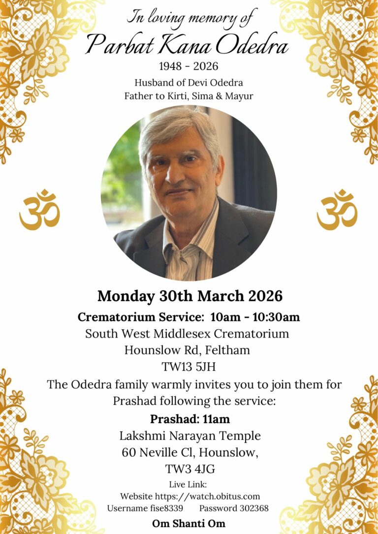 Parbat Kana Odedra passed away