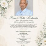 Ram Malde Modhwadia passed away