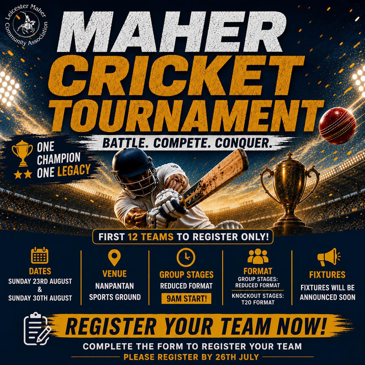 Maher Cricket Tournament 2026